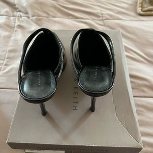 Charles and Keith stiletto heal size 38 black mule